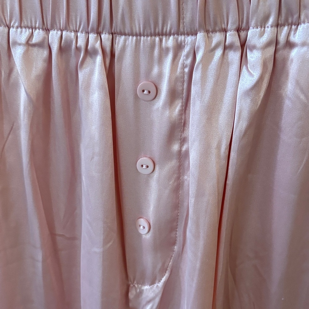 Daily Drills Blush Satin Pants - Picture 2 of 5